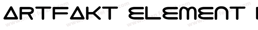 artfakt element bold字体转换